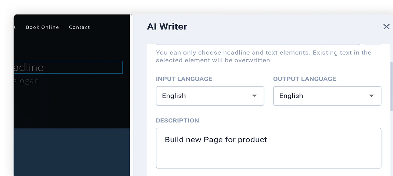 AI-Powered Website Creation
