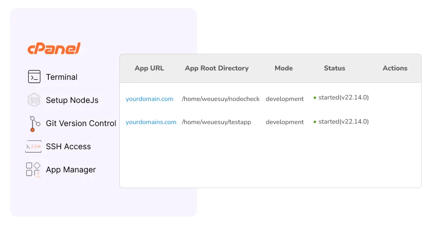 Effortless Node.js Hosting for Developers Optimized Node.js Hosting