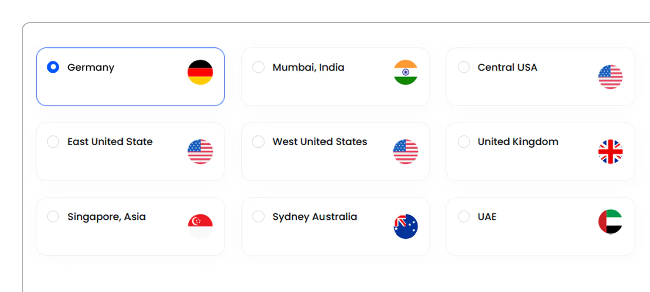 Multiple Datacenter Locations